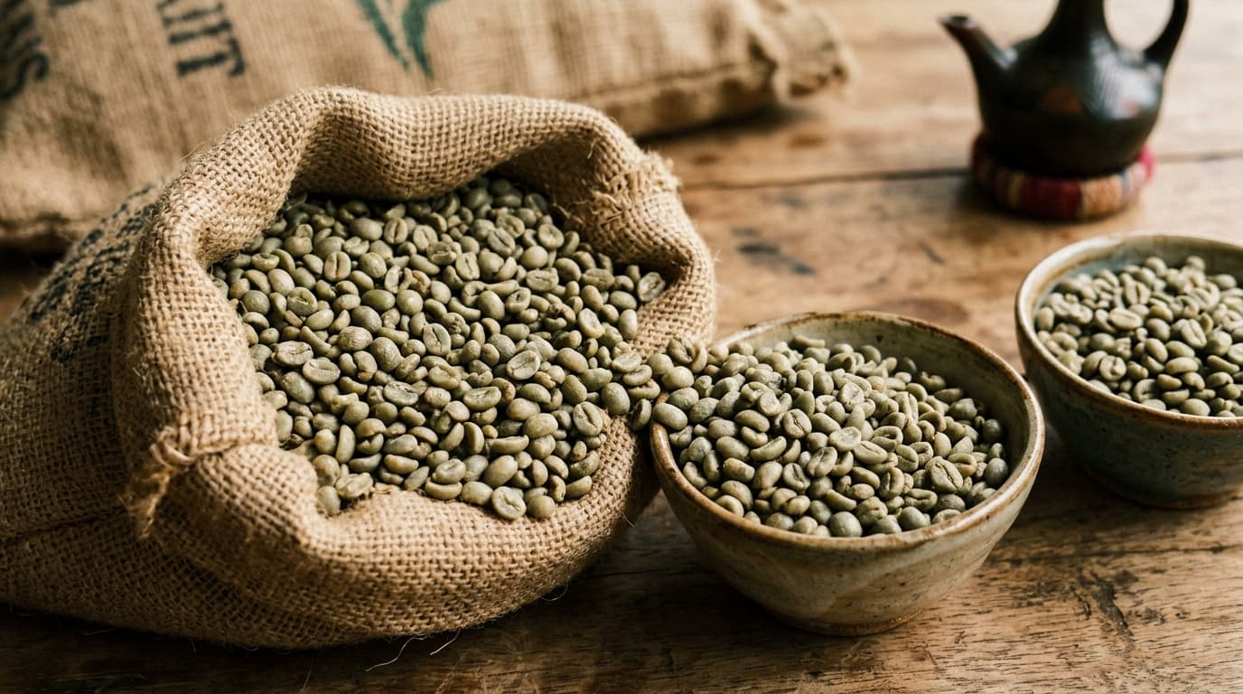 Specialty Grade 1 Ethiopian green coffee beans